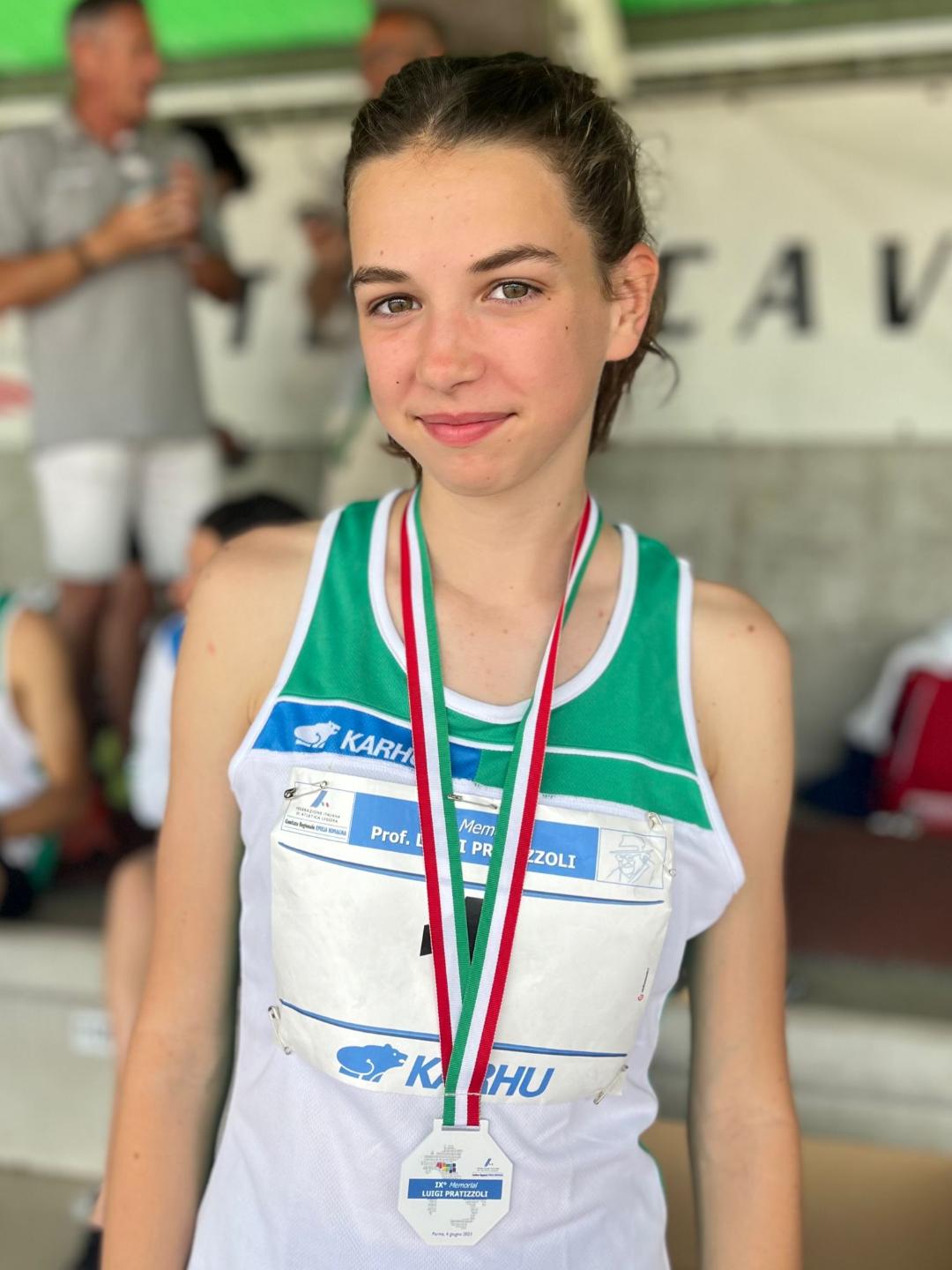 19 Giulia Sironi con la maglia della Lombardia